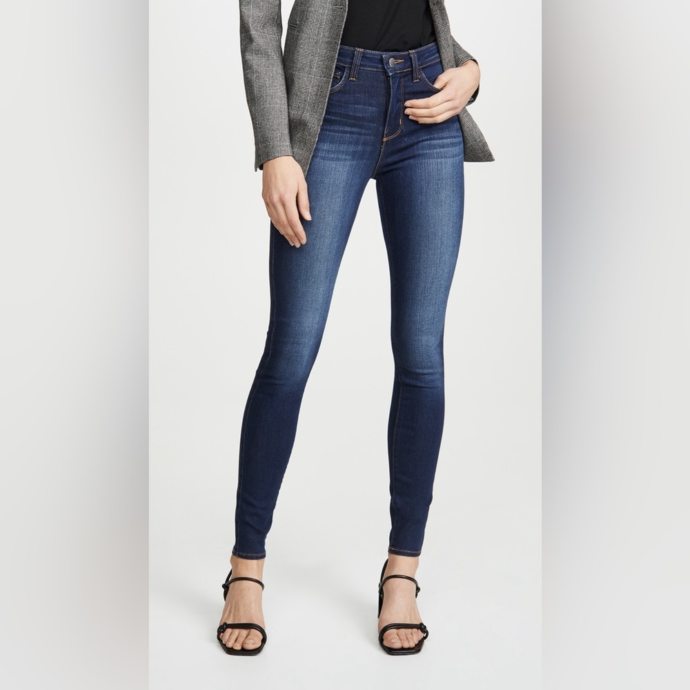 L’Agence Marguerite skinny high rise Baltic blue jeans. Size 27